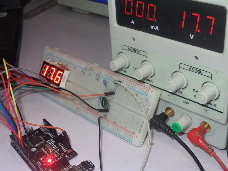 Digitales Voltmeter mit CloudX