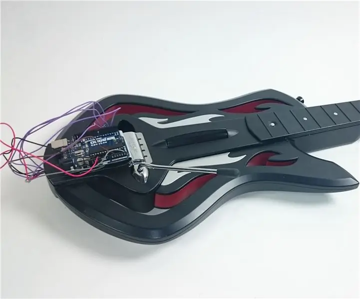 Guitar Hero Arduino -projek: 12 stappe (met foto's)