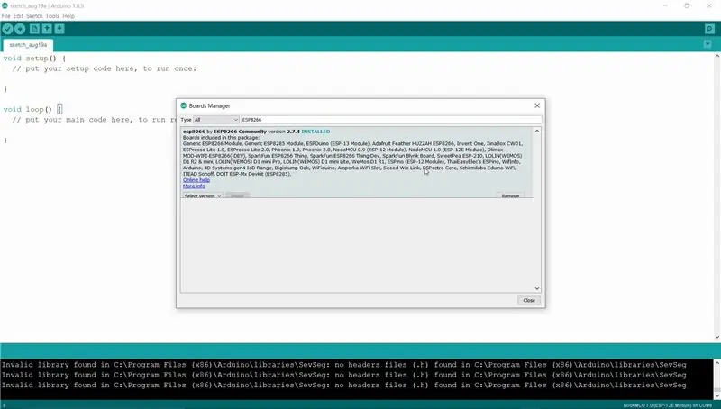 Arduino IDE დაყენება