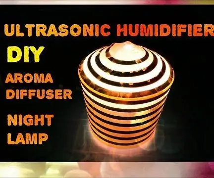 Lampe de nuit pour humidificateur à ultrasons DIY : 7 étapes