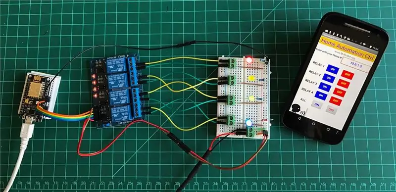 MCU del nodo con modulo relè a 4 porte, app Blynk, IFTTT e Google Home. Profitto?