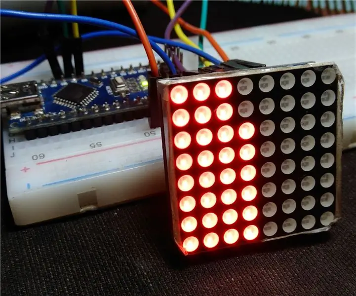 Styrning av en Led Matrix med Arduino: 5 steg