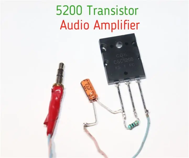 Come Realizzare un Transistor 5200 in Amplificatore Audio: 9 Passaggi