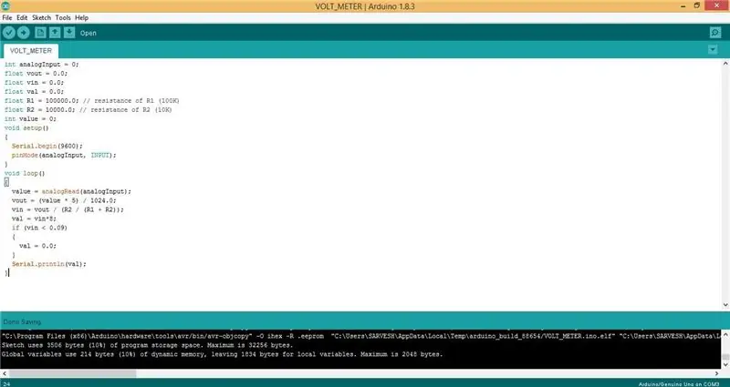 Téléchargez le programme sur votre carte Arduino