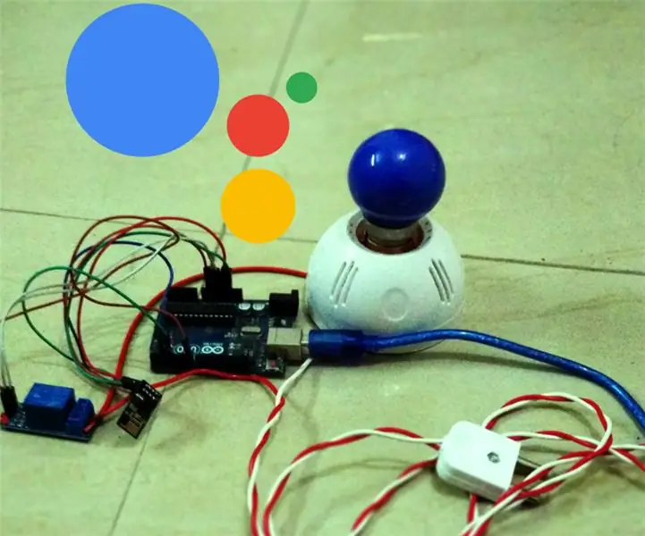 Ovládejte domácí osvětlení pomocí Google Assistant pomocí Arduina: 7 kroků