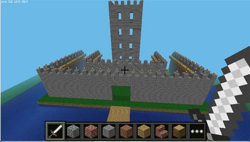 IoT Minecraft -kasteel