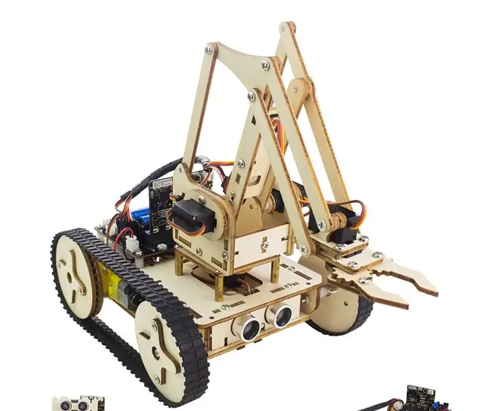 COME ASSEMBLARE UN IMPRESSIONANTE BRACCIO ROBOT IN LEGNO (PARTE 3: BRACCIO ROBOT) -- BASATO SUL MICRO: BITN: 8 passaggi