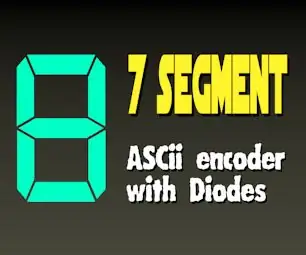 7 Segment Display Encoder (диоддор менен): 5 кадам