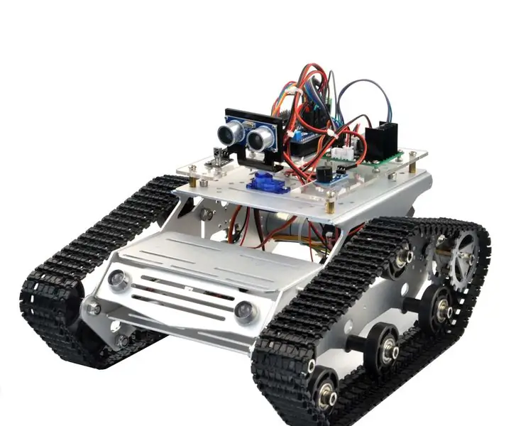 Arduino टैंक कार पाठ 6--ब्लूटूथ और वाईफ़ाई हॉट स्पॉट नियंत्रण: 4 चरण