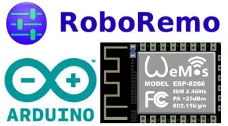 RoboRemo ESP8266 Einfache Steuerung