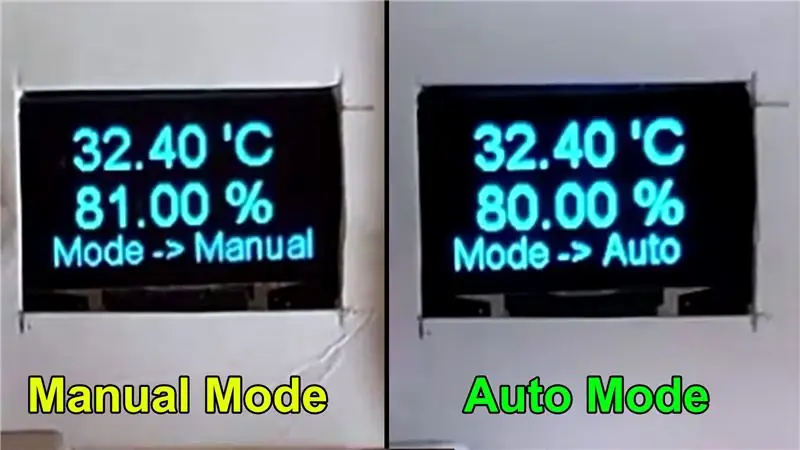 Aqlli o'rni modulining har xil rejimi