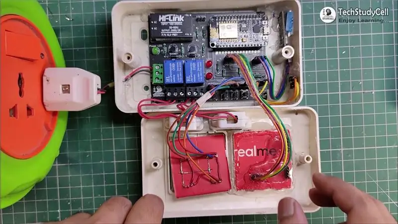 Placez le circuit complet à l'intérieur d'une boîte