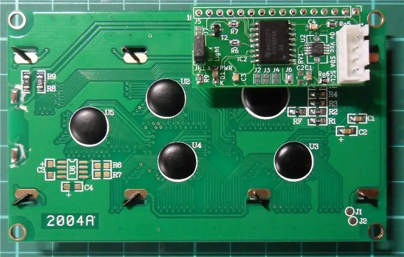 Uber I2C LCD -kontrollmodul