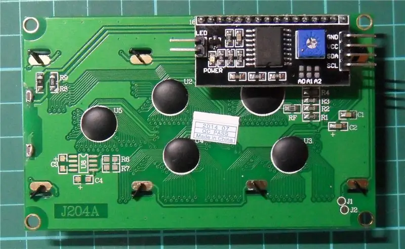 Uber I2C LCD վերահսկիչ մոդուլ