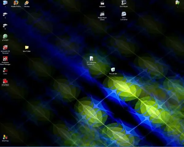 Desktop Winamp duke përdorur Irfanview