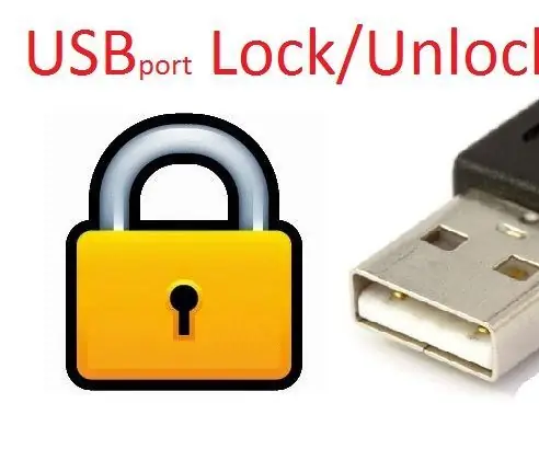 Kuidas lukustada USB -port ilma tarkvarata?: 6 sammu