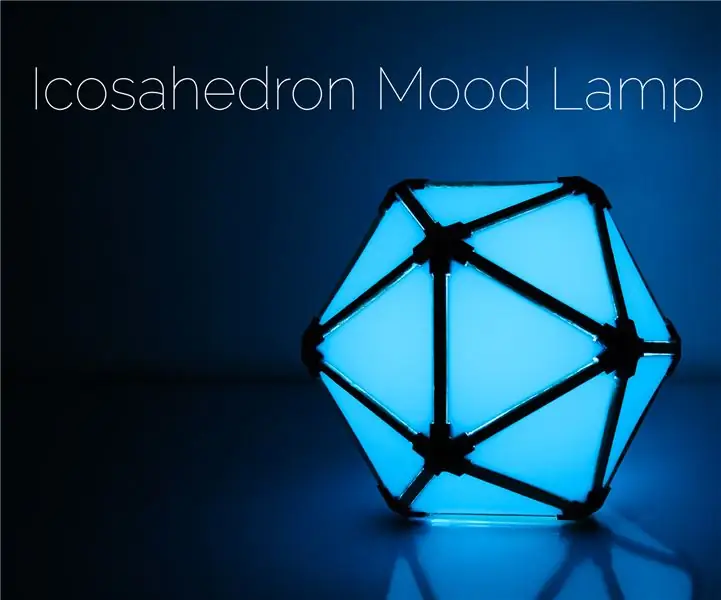 RGB Icosahedron Mood Lamp: 9 ደረጃዎች (ከስዕሎች ጋር)