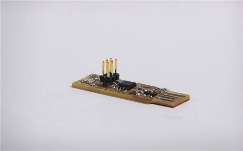 Hvordan bygge en USBTiny ISP -programmerer: ved å bruke CNC PCB -fresemaskin