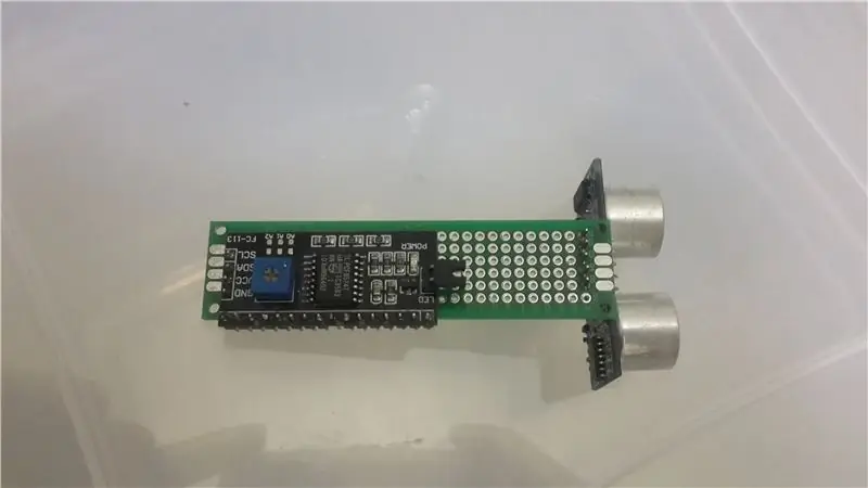 I2C modul elhelyezése