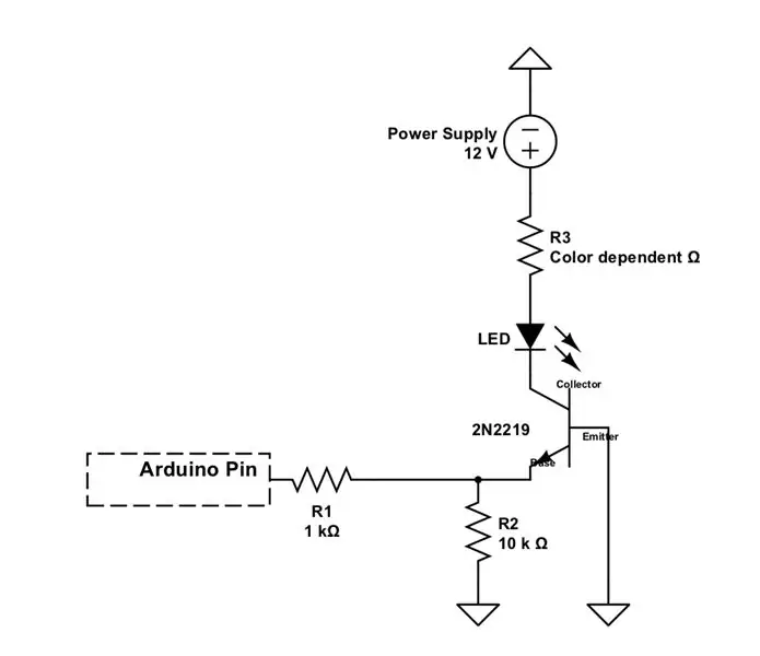 Circuitschema / Het circuit construeren