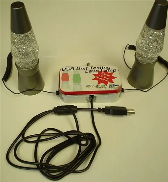 Mini lava lampe s USB upravljanjem