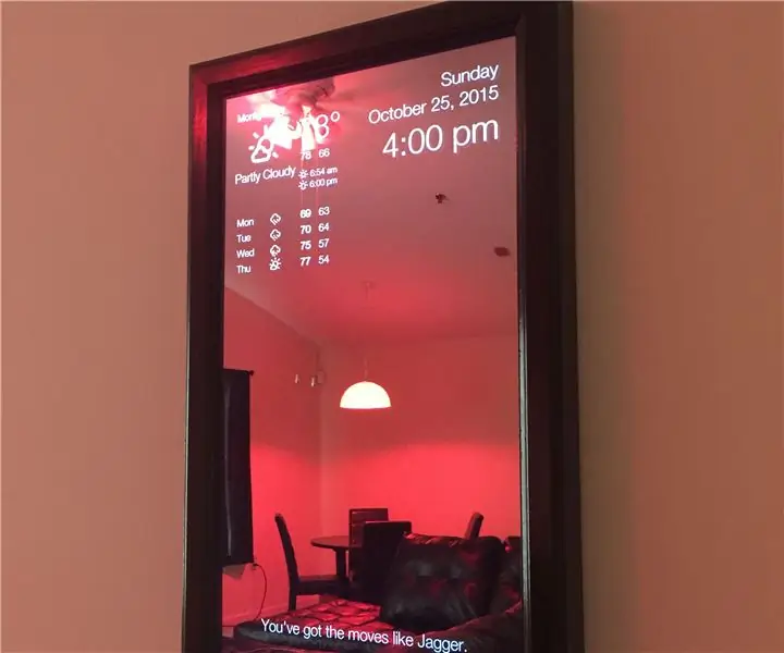 DIY Smart Mirror: 5 steg