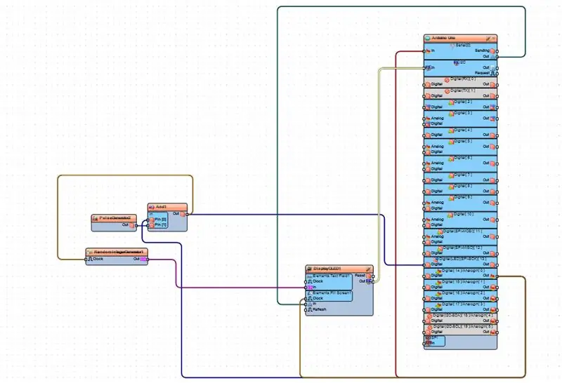 Di Visuino: Menghubungkan Komponen