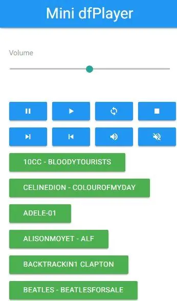 ESP8266 DfPlayer аудио тоглуулагч