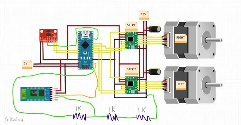 4 žingsnis: Sistema Eléctrico/Electronico