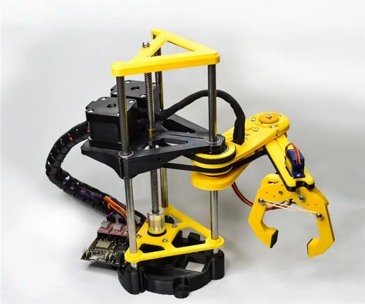 Pybot: Python + 3D დაბეჭდილი Robotic Arm