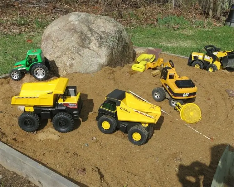 Tonka Truck RC -konvertering med dump og 4WS firhjulsstyring