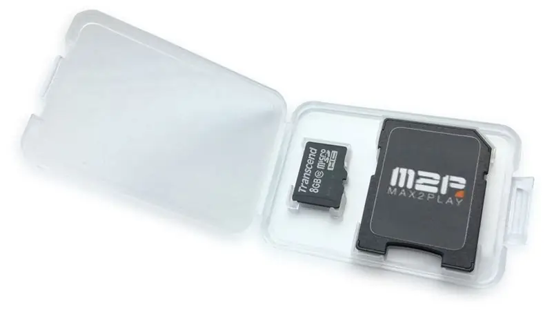 Shkruani imazhin në kartën MicroSD