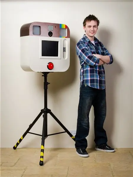 Instagram แรงบันดาลใจ DIY Photo-Booth: 18 ขั้นตอน (พร้อมรูปภาพ)