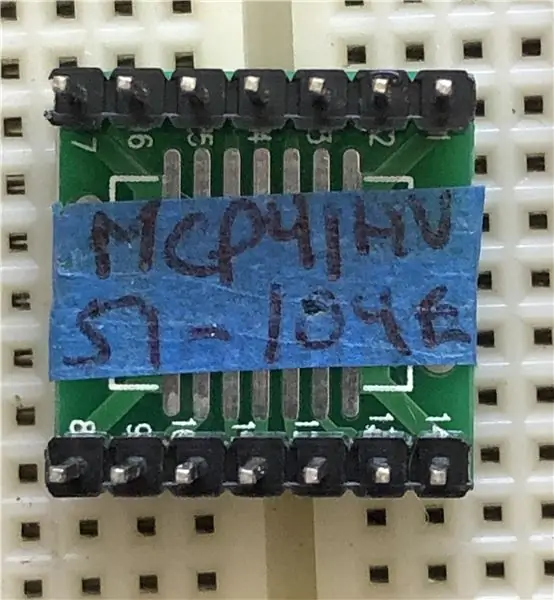 Paghinang ng TSSOP Chip sa isang Breakout Board