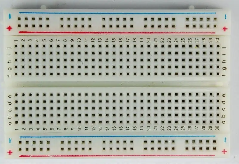 „Breadboard“naudojimas