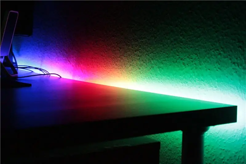 RGB taustvalgus + audiovisualiseerija