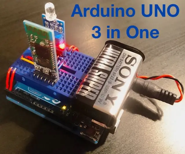 Arduino UNO 3 ერთში: 6 ნაბიჯი