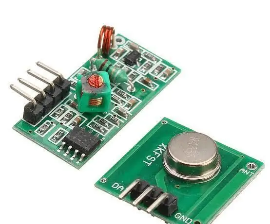 RF 433MHZ Radio Control Paggamit ng HT12D HT12E - Paggawa ng isang Rf Remote Control Paggamit ng HT12E & HT12D Sa 433mhz: 5 Hakbang