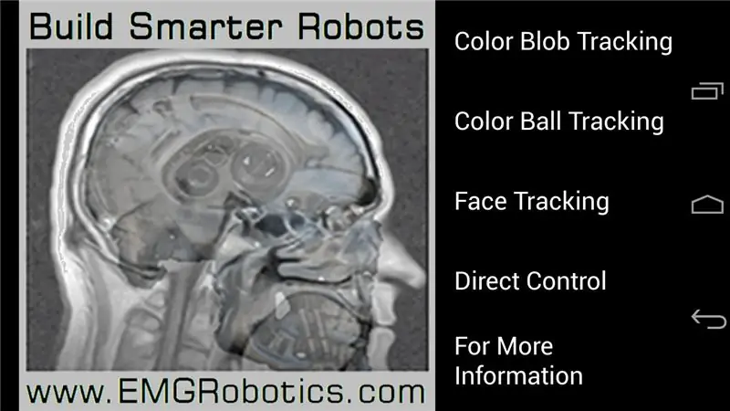 שליטה ברובוט באמצעות Vision Computer או RFO BASIC