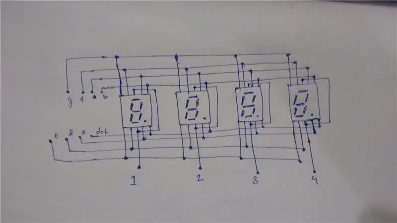 Iringուցադրությունների միացում Breadboard- ում