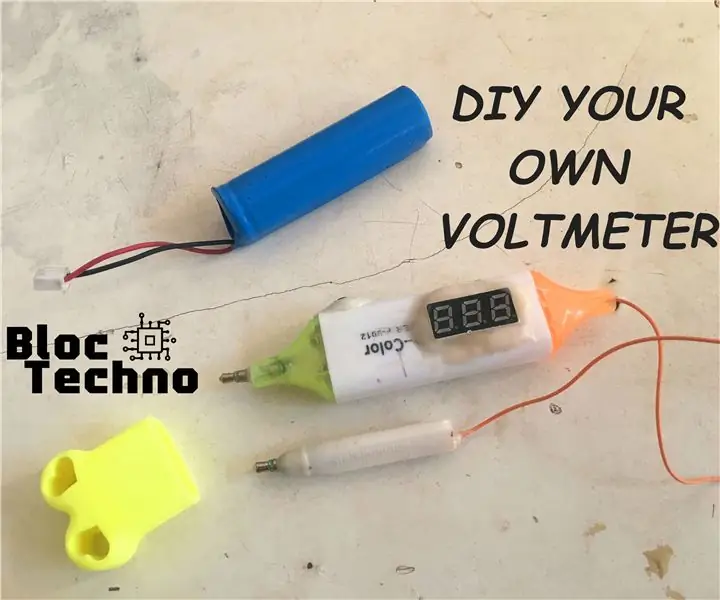 Naredi sam svoj voltmeter: 7 korakov