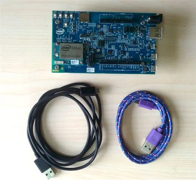 Innstilling av Intel Edison