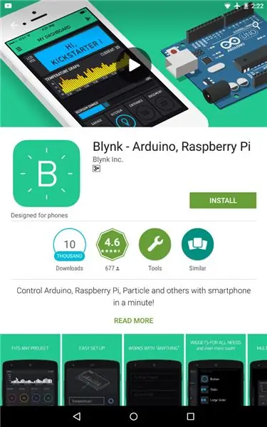 I-install ang Blynk App at Library