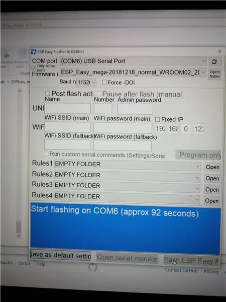 ESPEasy Installieren / Flashen
