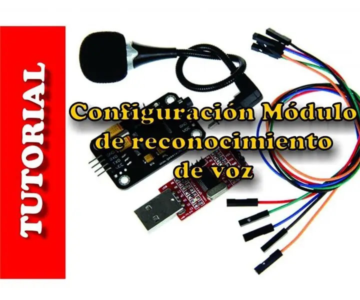 Konfiguráció Modulo De Reconocimiento De Voz Geeetech: 6 lépés