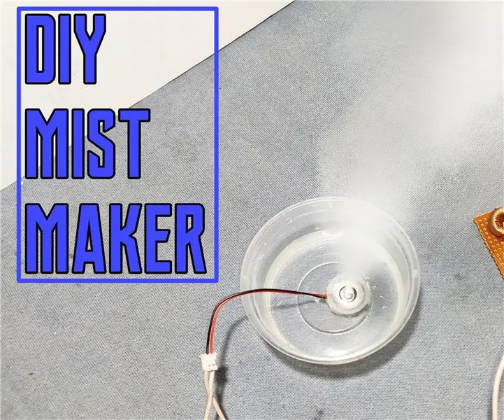 DIY MIST/FOG MAKER ব্যবহার করে IC 555: 6 টি ধাপ (ছবি সহ)