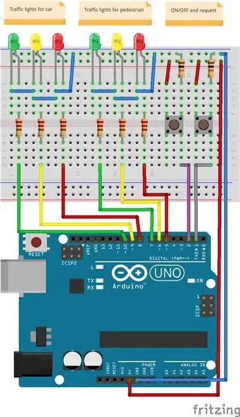 Construye el circuito