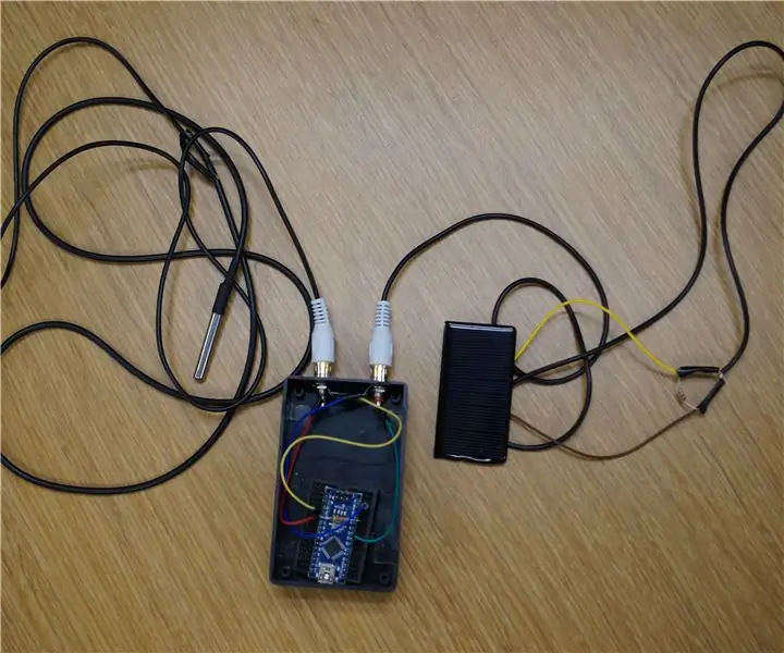 Dispositif d'irradiation solaire (SID) : un capteur solaire basé sur Arduino : 9 étapes