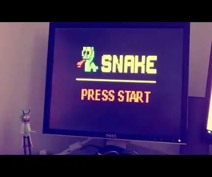 VGA мониторундагы Arduino Snake: 5 кадам