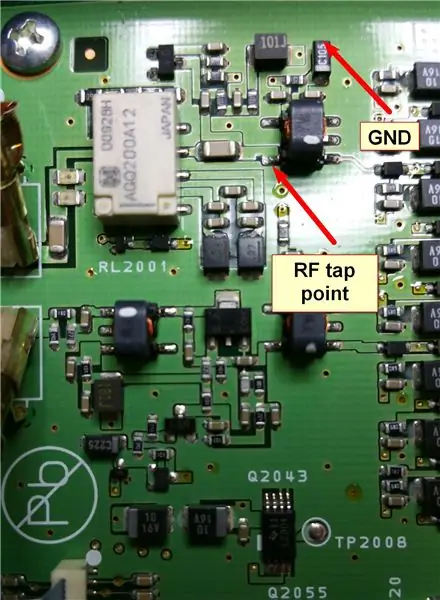 Az LNA-panel felszerelése a Yaesu FT-450D-hez